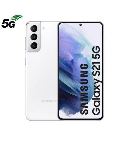 Smartphone Samsung Galaxy S21 8GB/ 128GB/ 5G/ 6.2'/ Blanco - Imagen 1
